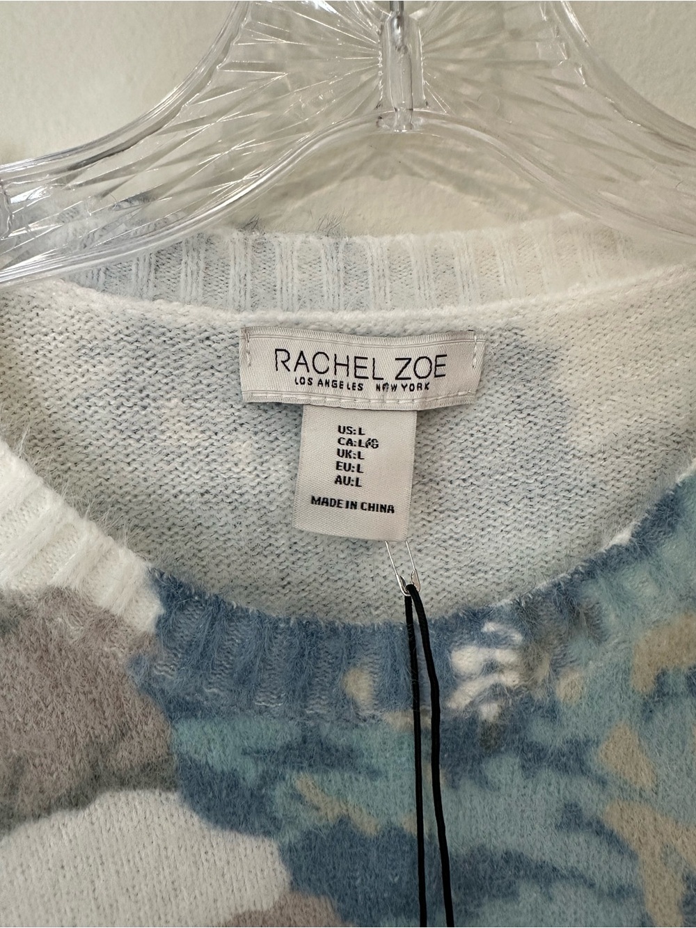 Rachel Zoe soft cozy short sleeve sweater size Large  P2P 20-22” NWT - Picture 4 of 6